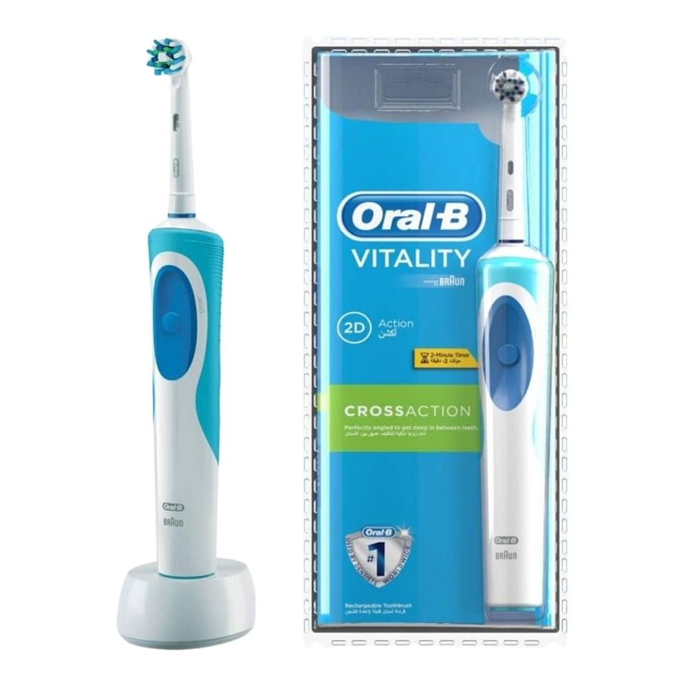 Braun Oral B Electric Toothbrush Vitality Cross Action - D12513 